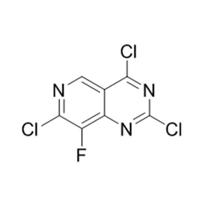 2,4,7-trichloro-8-fluoropyrido[4,3-d]pyrimidine