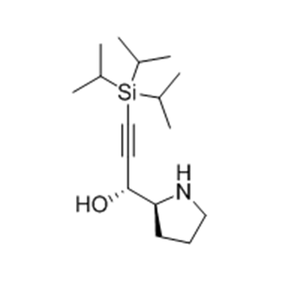 (R)-1-((S)-pyrrolidin-2-yl)-3-(triisopropylsilyl)prop-2-yn-1