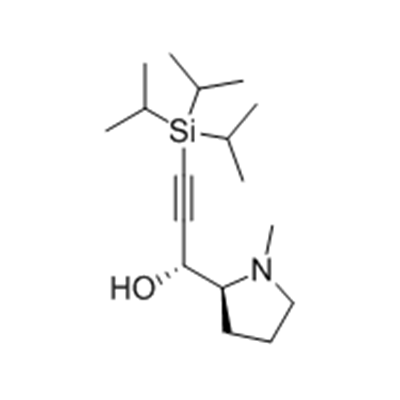 (R)-1-((S)-1-methylpyrrolidin-2-yl)-3-(triisopropylsilyl)prop-2-yn-1-ol