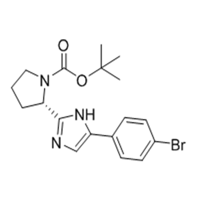 (S)-2-(5-(4-溴苯基)-1H-咪唑-2-基)吡咯烷-1-羧酸叔丁酯