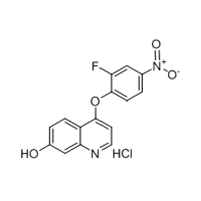 7-羟基-4-（2-氟-4-硝基苯氧基）喹啉盐酸盐