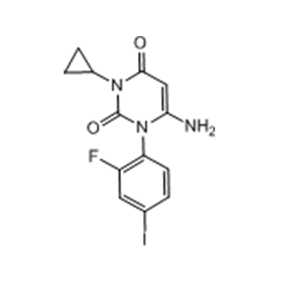 6-氨基-3-环丙基-1-(2-氟-4-碘苯基)嘧啶-2,4(1H,3H)-二酮