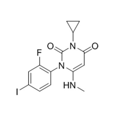 3-环丙基-1-(2-氟-4-碘苯基)-6-甲基氨基-1H-嘧啶-2,4-二酮