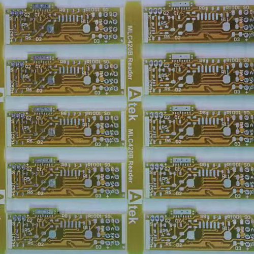 Single layer pcb