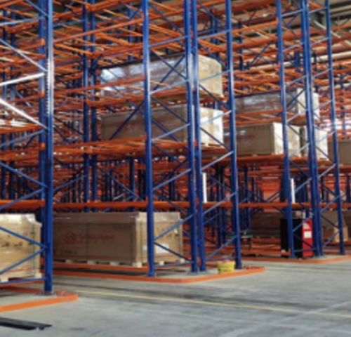 AGV forklift three-dimensional storage system