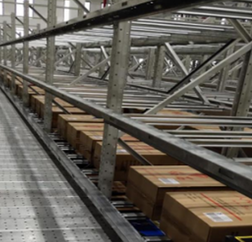 Multi layer shuttle type three-dimensional warehouse