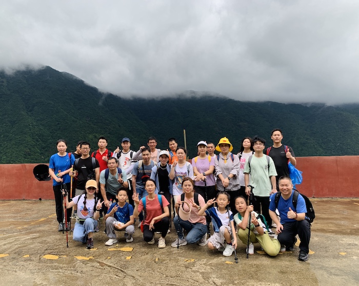 溢洋光电团队惠州大南山徒步：揽自然美景，凝团队精神