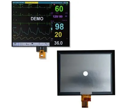 8 inch lcd display 40 PIN LVDS 250NITS with CTP(HC080IM30025-A2V.C）