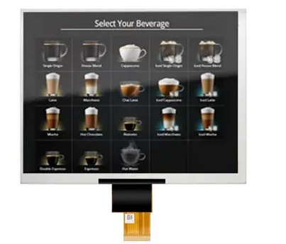 8 inch lcd display for coffee machine(HC080IM25055-99）