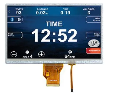 9 inch TN 800*480 resolution 50PIN RGB 300nits LCD with RTP for fish feed system (HCO90TG35050-D80V.1）
