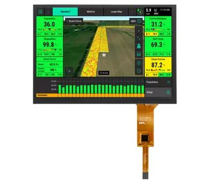 10.1 inch IPS 1280*800 resolution 40PIN LVDS 800nits LCD with CTP(HC101IPA0047-F91V.C）