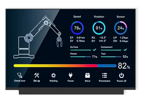 15.6 inch IPS 1920x1080 resolution 30PIN EDP 300nits LCD ( HC156IV30030-C60）