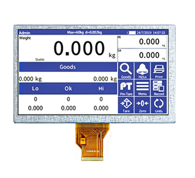 8 inch 800x480 lcd panel for weighing scale(HC080TG40064-52)