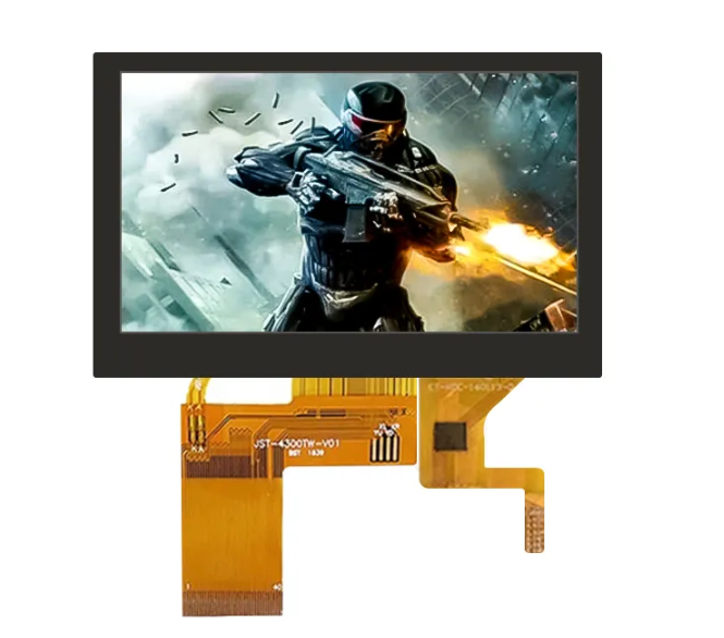 4.3 inch TFT LCD 480×272 resolution RGB interface with CTP(HC043IE50029-D65V.C)