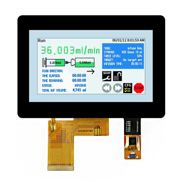 480*272 resolution 4.3 inch with RTP TFT LCD Module 250 nits with RGB interface(HC043TE30029-B03V.C)
