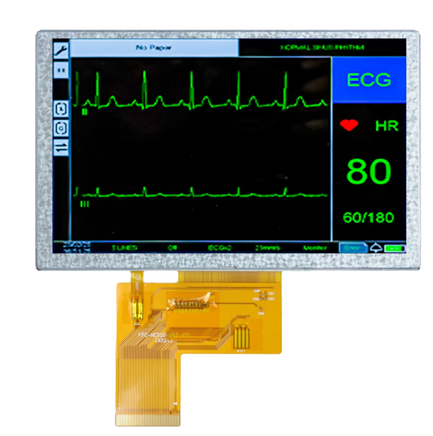 50pin RGB TFT LCD 800x480 5 Inch LCD Display Module (HC050IGA0031-B04)