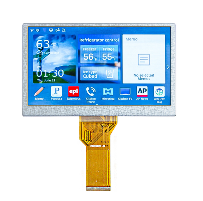 800x480 7 inch TFT LCD for smart home control(HC070TG45057-22)