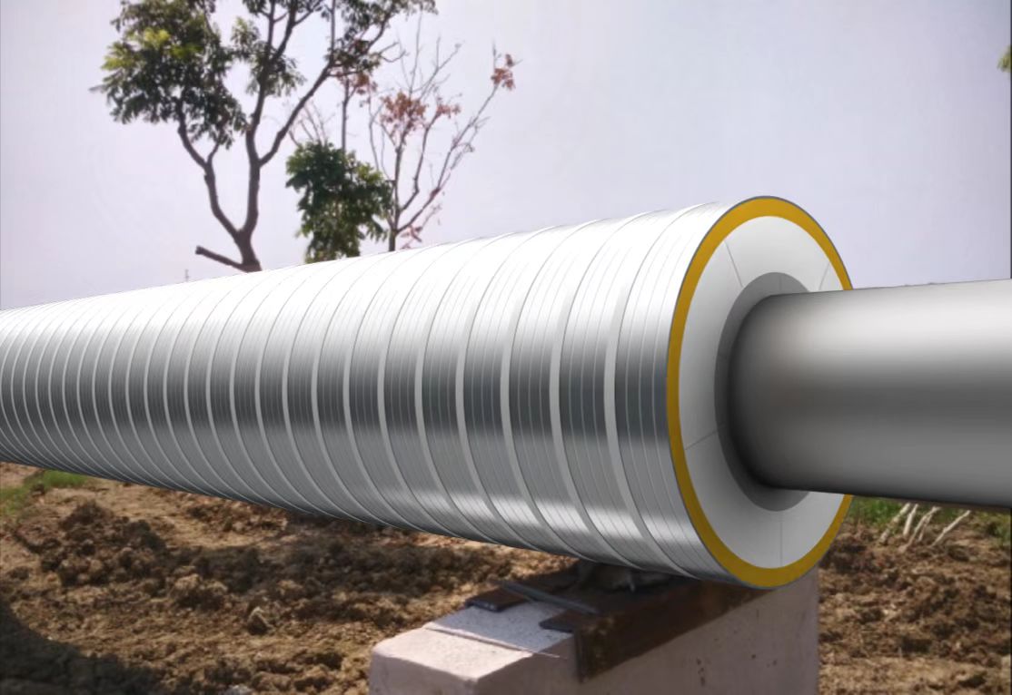 HASIP series prefabricated overhead steam insulation pipes