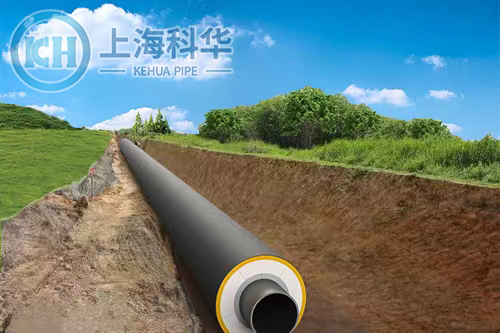 HUWIP series prefabricated direct buried polyurethane insulation pipe